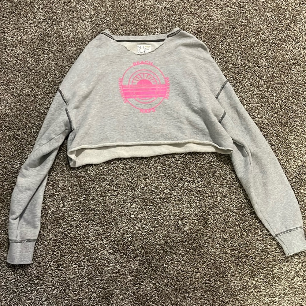 Cropped crewkneck